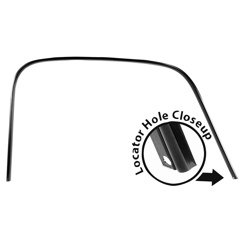 1947-1954 DRIP RAIL DOOR CROWN TRIM RH CHEVROLET TRUCK
