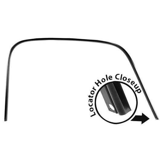 1947-1954 DRIP RAIL DOOR CROWN TRIM RH CHEVROLET TRUCK
