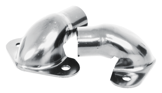 1947-1953 TAILGATE HINGES / TRUNNIONS (PAIR) CHROME CHEVROLET GMC TRUCK