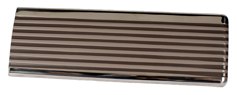 1947-1953 GLOVE BOX DOOR STAINLESS With PAINTED DETAILS CHEVROLET TRUCK