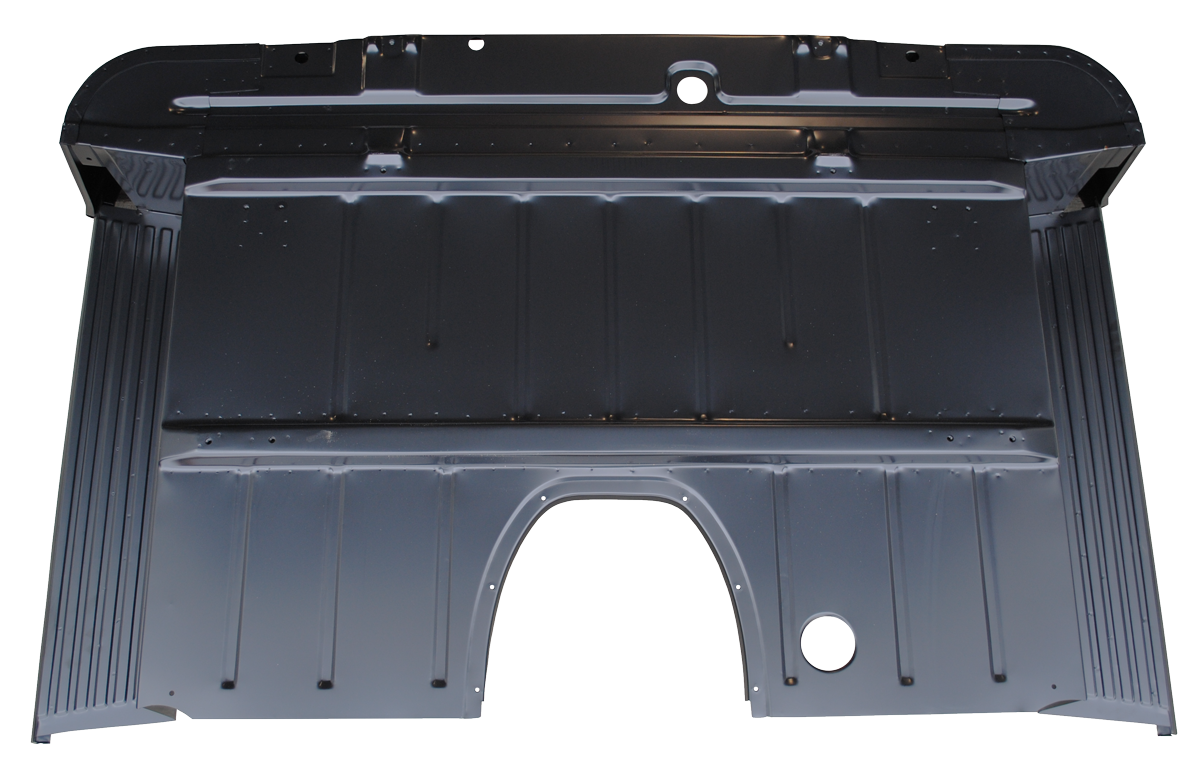 1955-1959 FLOOR PAN COMPLETE WITH SUPPORTS AND STEPS INSTALLED CHEVROLET GMC TRUCK