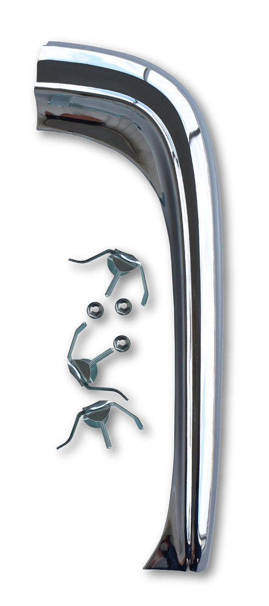 1969-1972 GRILLE EYEBROW TRIM CHROME LH GMC TRUCK