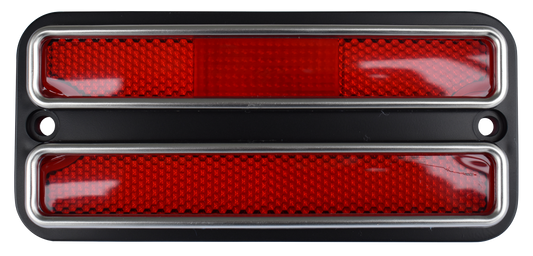 1968-1972 MARKER LIGHT RED REAR W/ STAINLESS TRIM CHEVROLET TRUCK