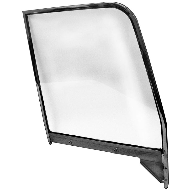 1955-1959 DOOR WINDOW FRAME WITH GLASS PAINTABLE LH CHEVROLET TRUCK