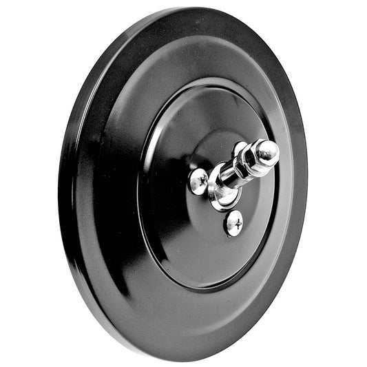 1947-1972 DOOR MIRROR EXTERIOR ROUND BLACK RIBBED CHEVROLET GMC TRUCK
