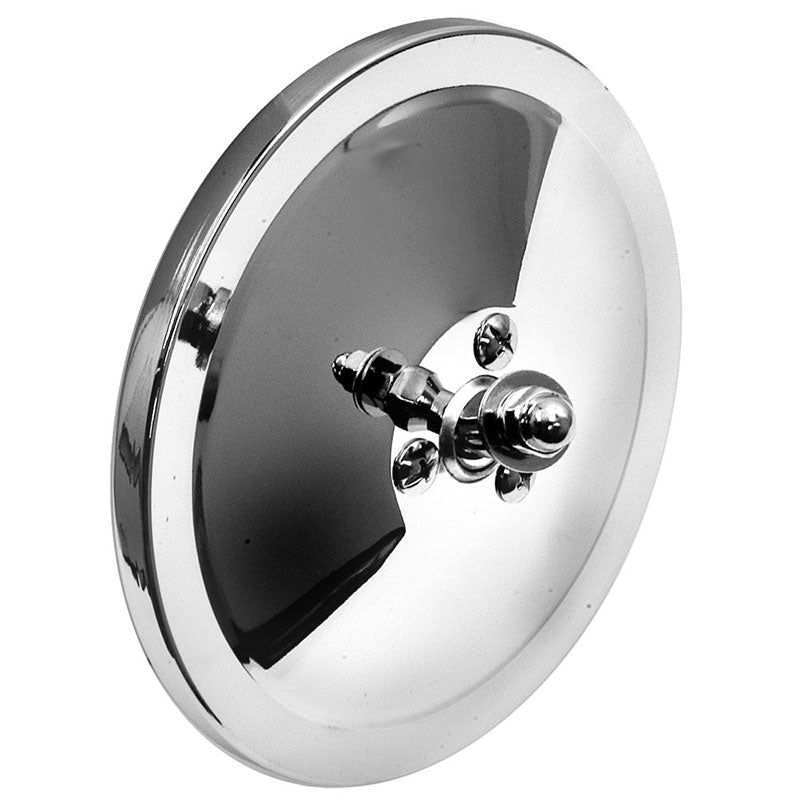 1947-1972 DOOR MIRROR EXTERIOR ROUND CHROME SMOOTH CHEVROLET GMC TRUCK