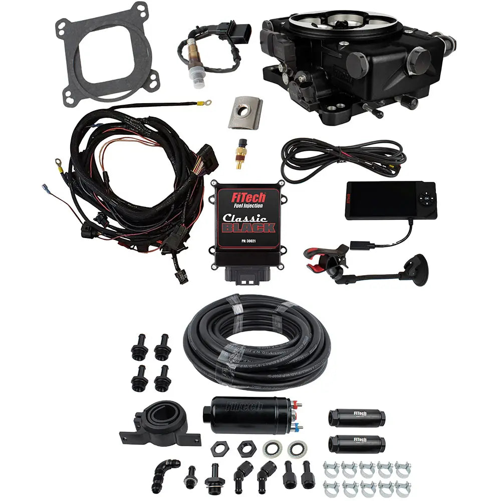 Go EFI Classic Black 650 HP EFI System With Inline Fuel Delivery & Regulator Master Kit