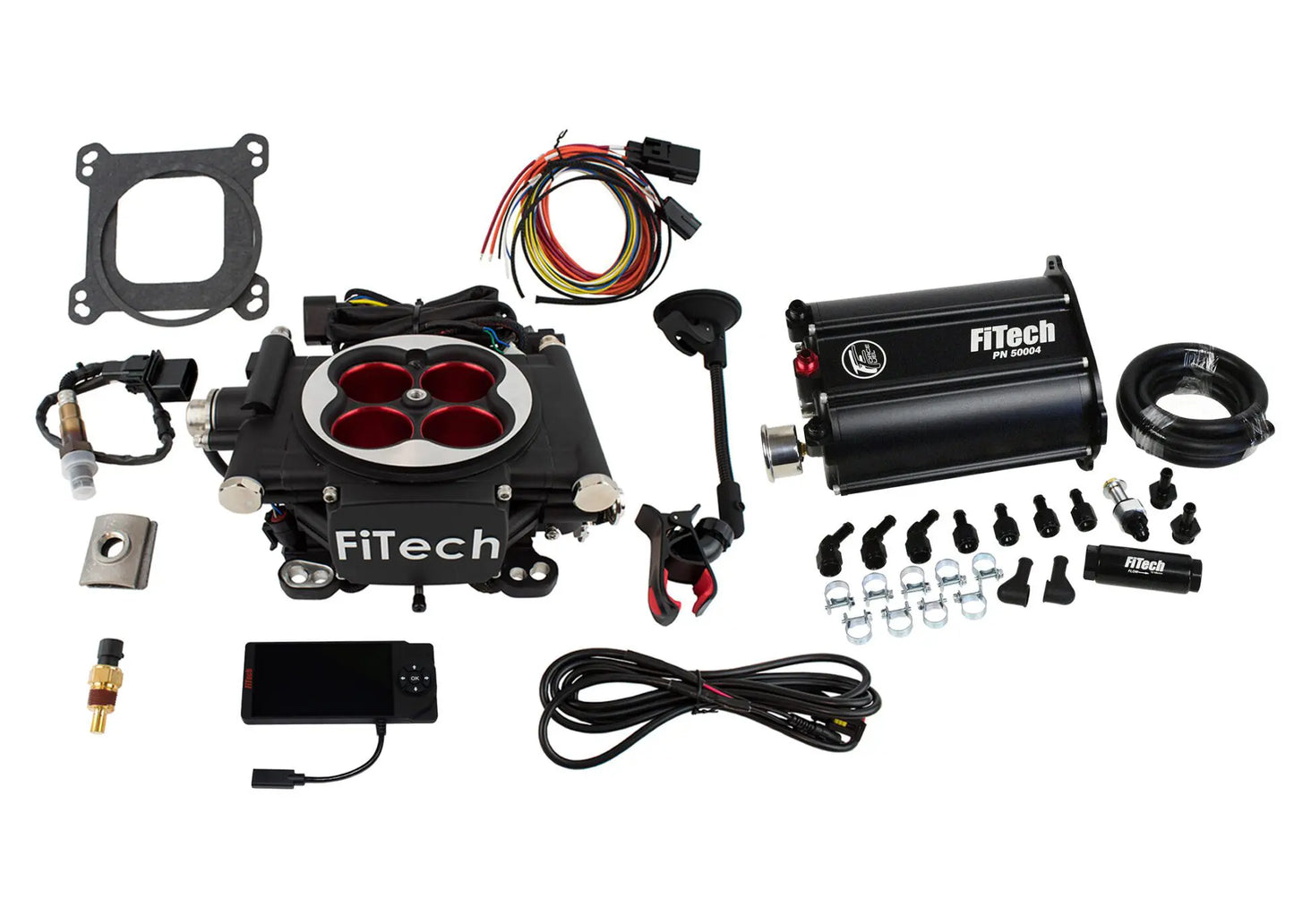 Go EFI 4 600 HP Power Adder Matte Black EFI System With Force Fuel Delivery Master Kit