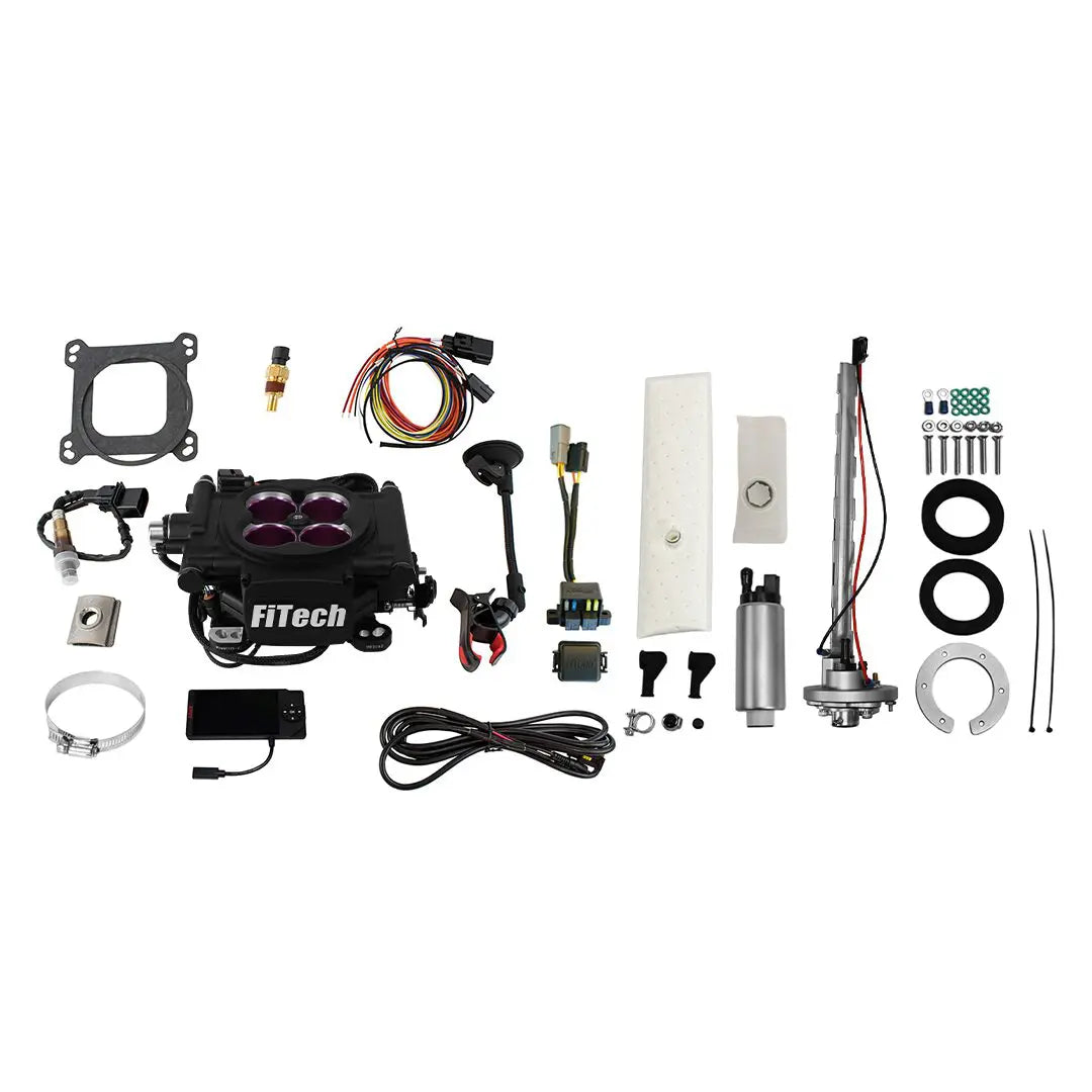 Mean Street 800 HP Matte Black EFI System With Go Fuel In-Tank Regulated Pump 340 LPH Master Kit