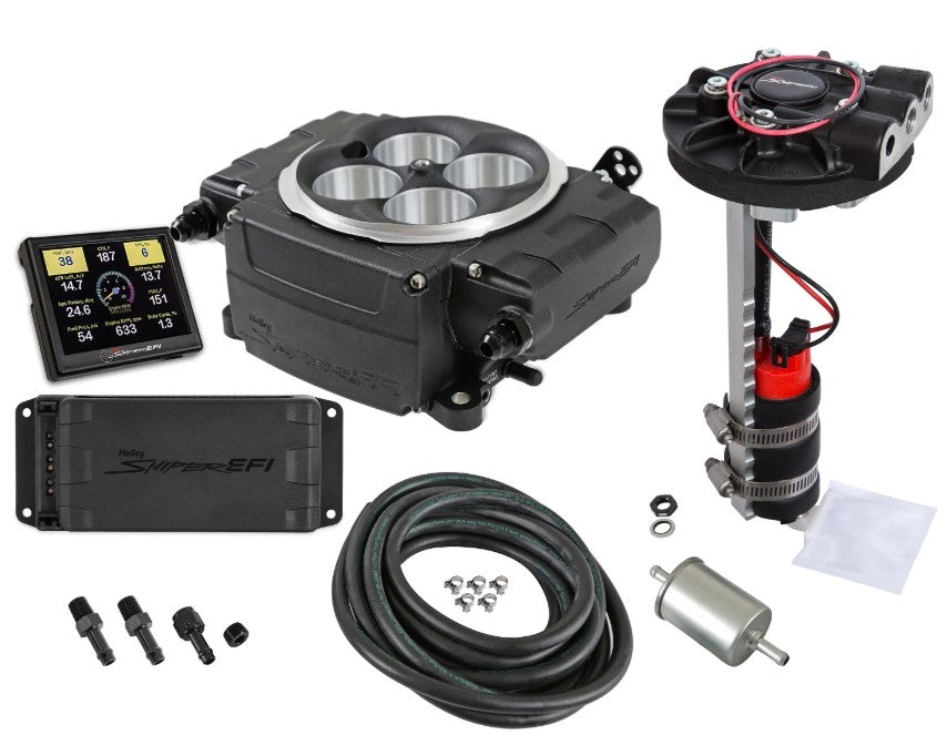 Holley Sniper 2 EFI - Black Return Style Drop-In Module - With PDM - 3.5 in. Handheld
