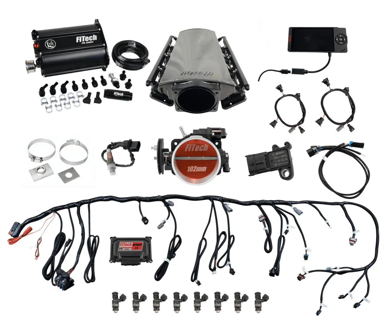Ultimate LS 750 HP EFI System With Short LS3 Port Intake & Force Fuel Master Kit