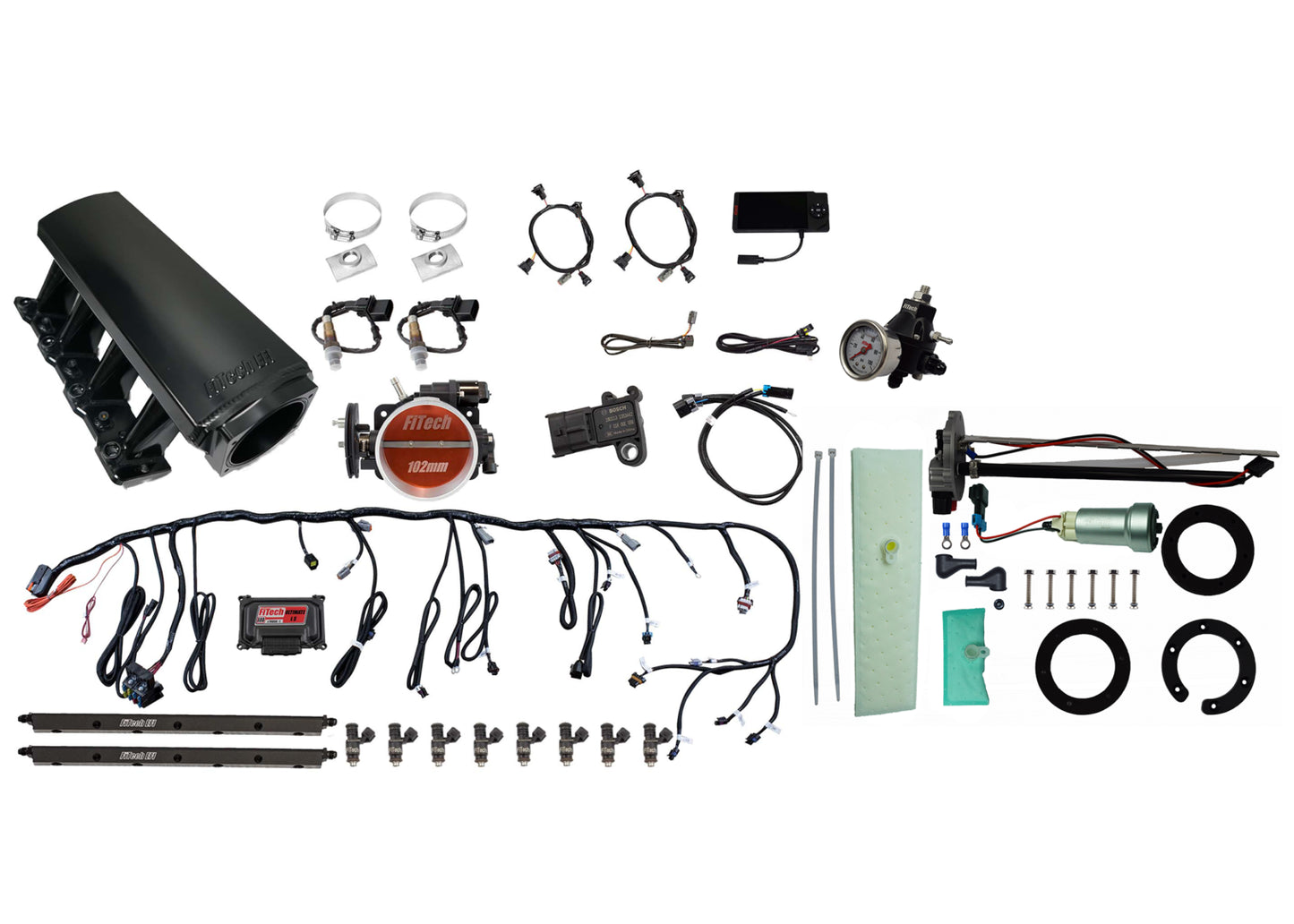 Ultimate LS7 750HP Square Port w/ Trans Control + In-line Fuel Pump Master Kit