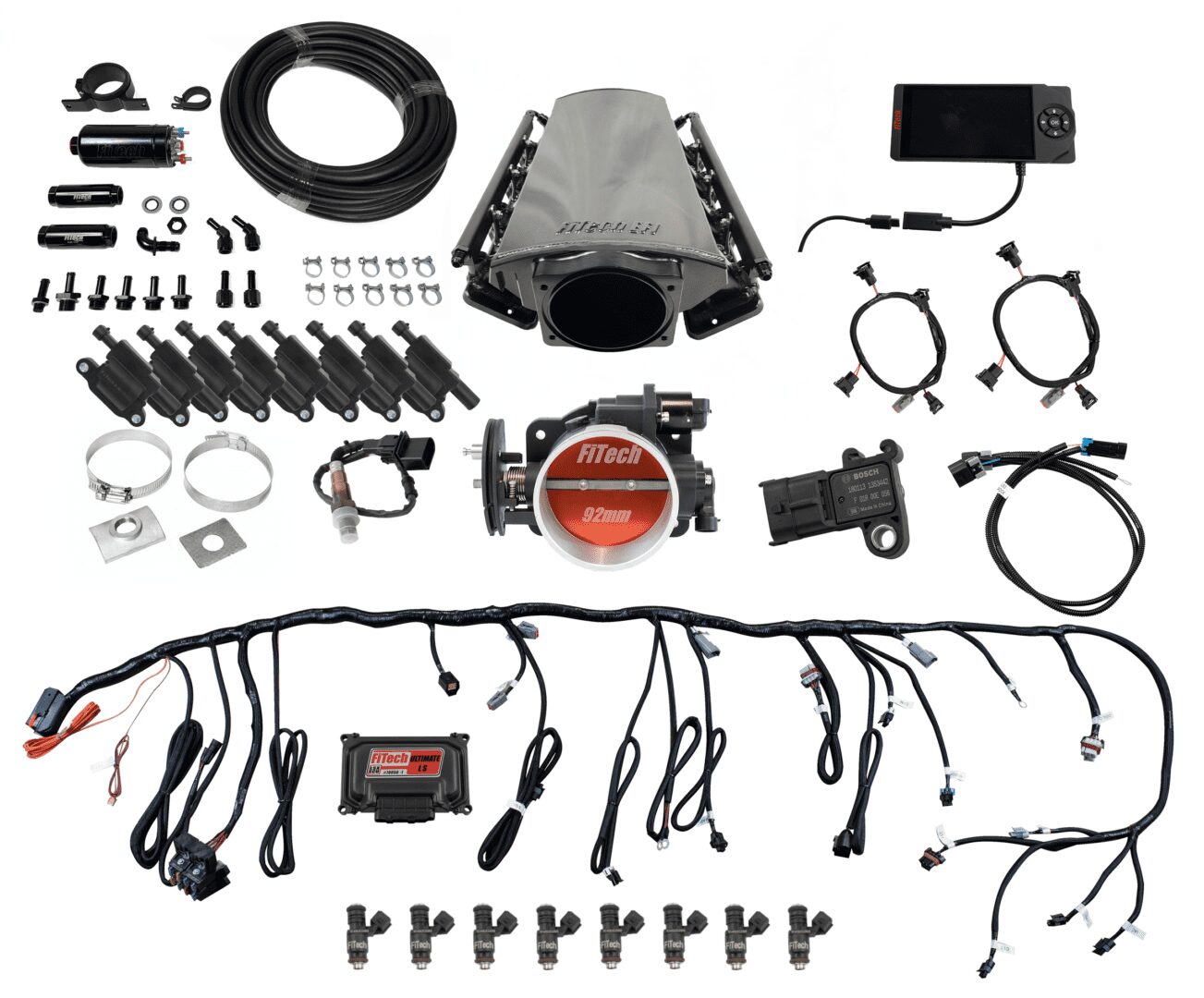 Ultimate LS Master Kit w/70011 Kit Plus Inline Fuel Pump Kit, w/ coil pack set