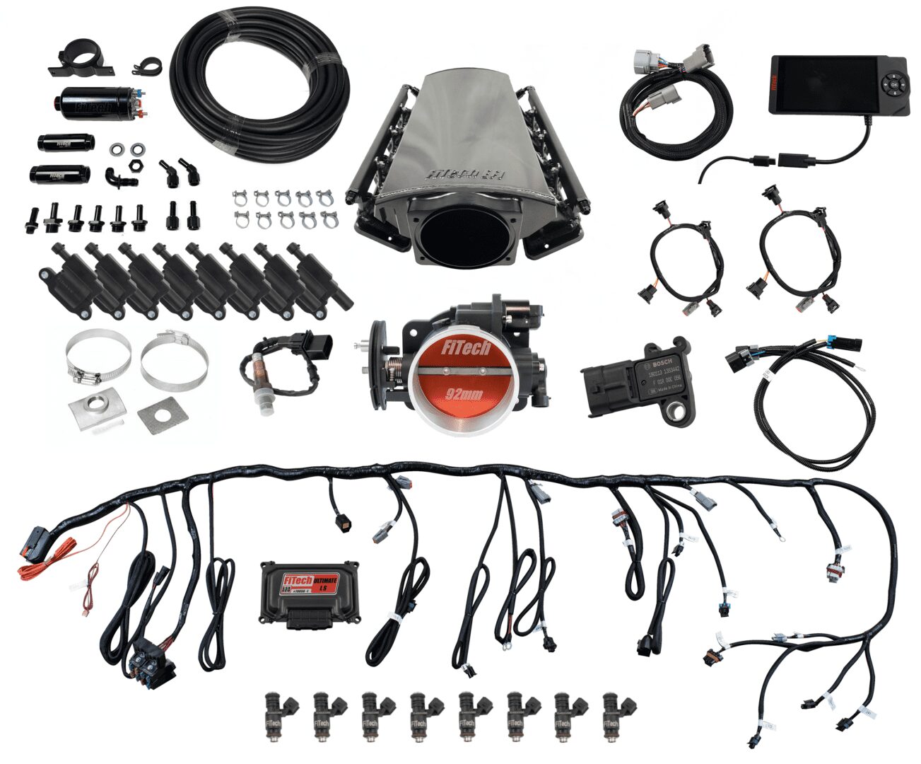 Ultimate LS Master Kit w/70012 Kit Plus Inline Fuel Pump Kit, w/ coil pack set