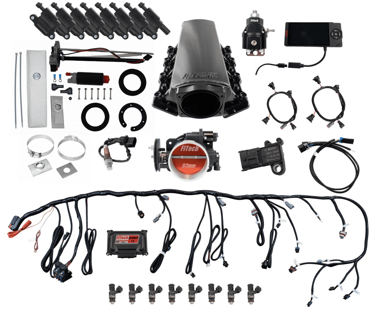 Ultimate LS Master Kit 70001 w/ 50015 Go-Fuel In-Tank Module, 54001 regulator, w/ coil pack set