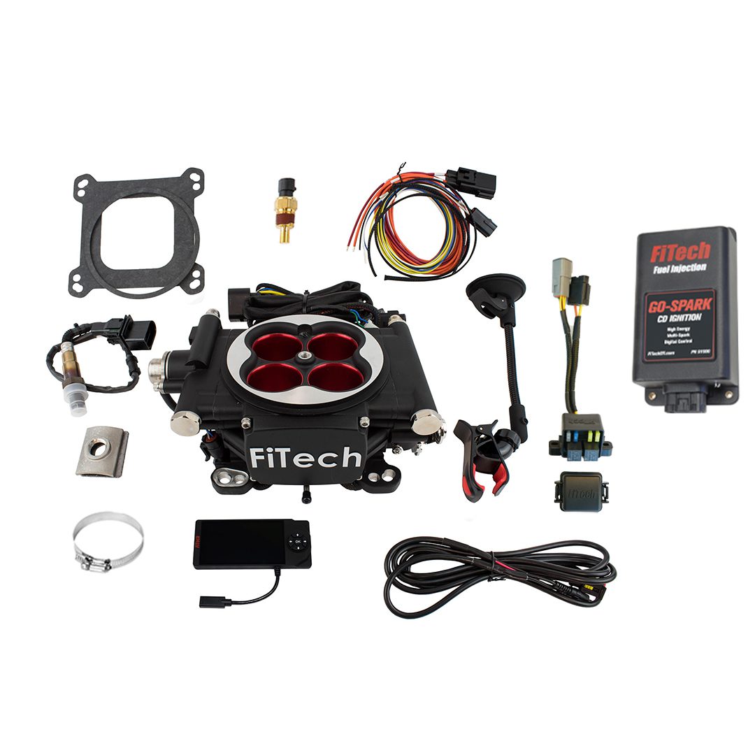 Go EFI 4 – 600 HP EFI System – Power Adder – Matte Black Finish, w/CDI box