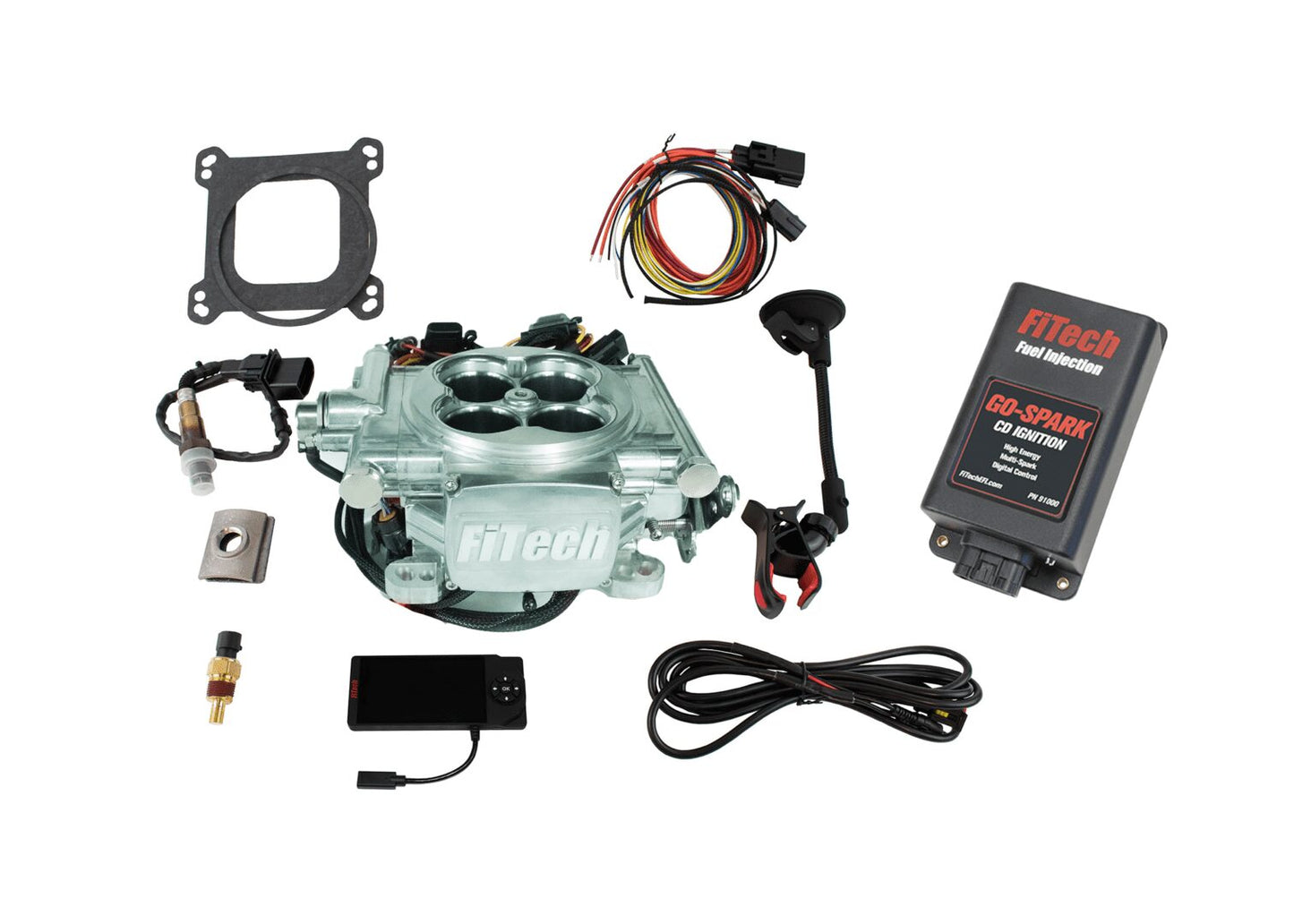 Go EFI 4 600 HP Power Adder Bright Aluminum EFI System With Go Spark CDI Box