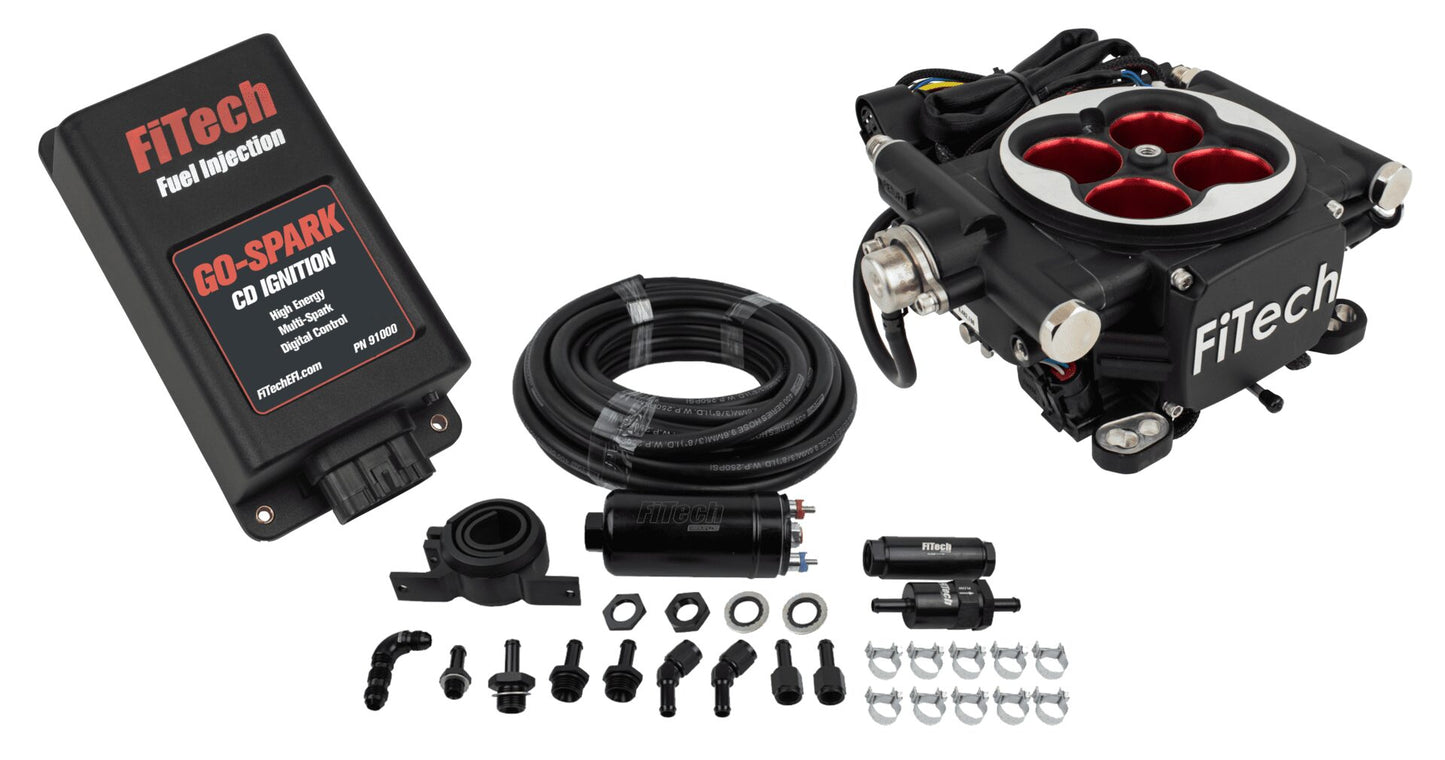 Go EFI 4 System (Power Adder) Master Kit w/ Inline Fuel Pump, w/CDI box