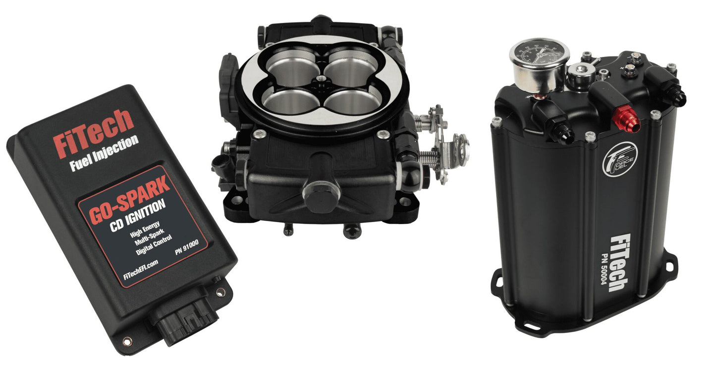 Go EFI Classic Black 550 HP External ECU w/ Force Fuel, Fuel Delivery System, w/CDI box