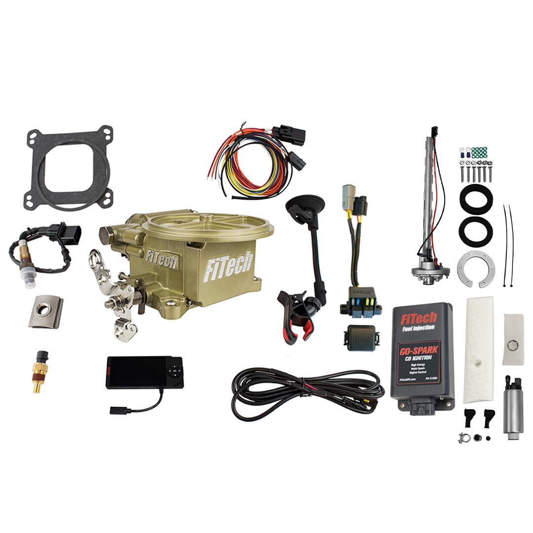 Go EFI 2 Barrel 400 HP Classic Gold EFI System With Go Fuel In-Tank & Go Spark CDI Box Master Kit