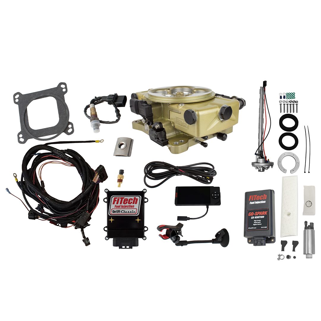 Go EFI Classic Gold 650 HP EFI System With Go Fuel 340 LPH In-Tank & Go Spark CDI Box Master Kit