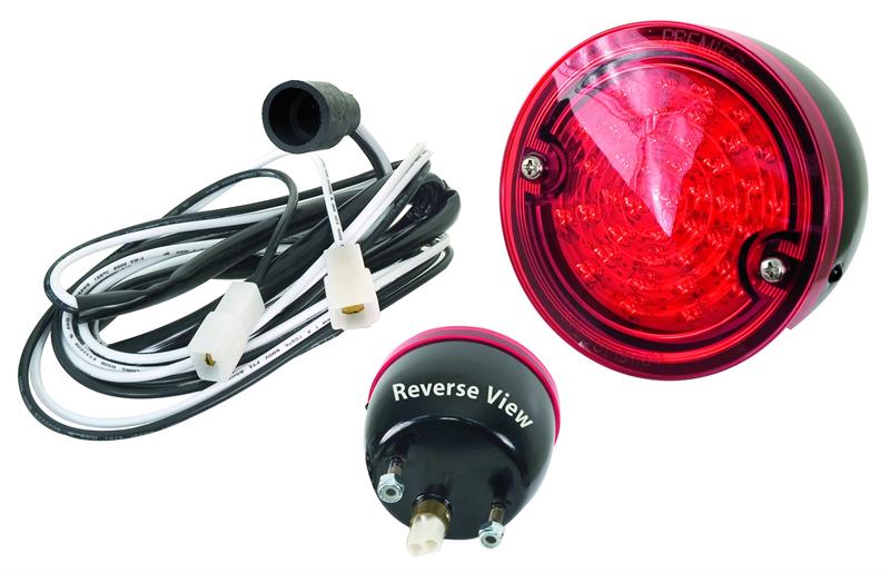 1960-1966 LED TAIL LIGHT ASSEMBLY WITH BLACK HOUSING FITS LH OR RH