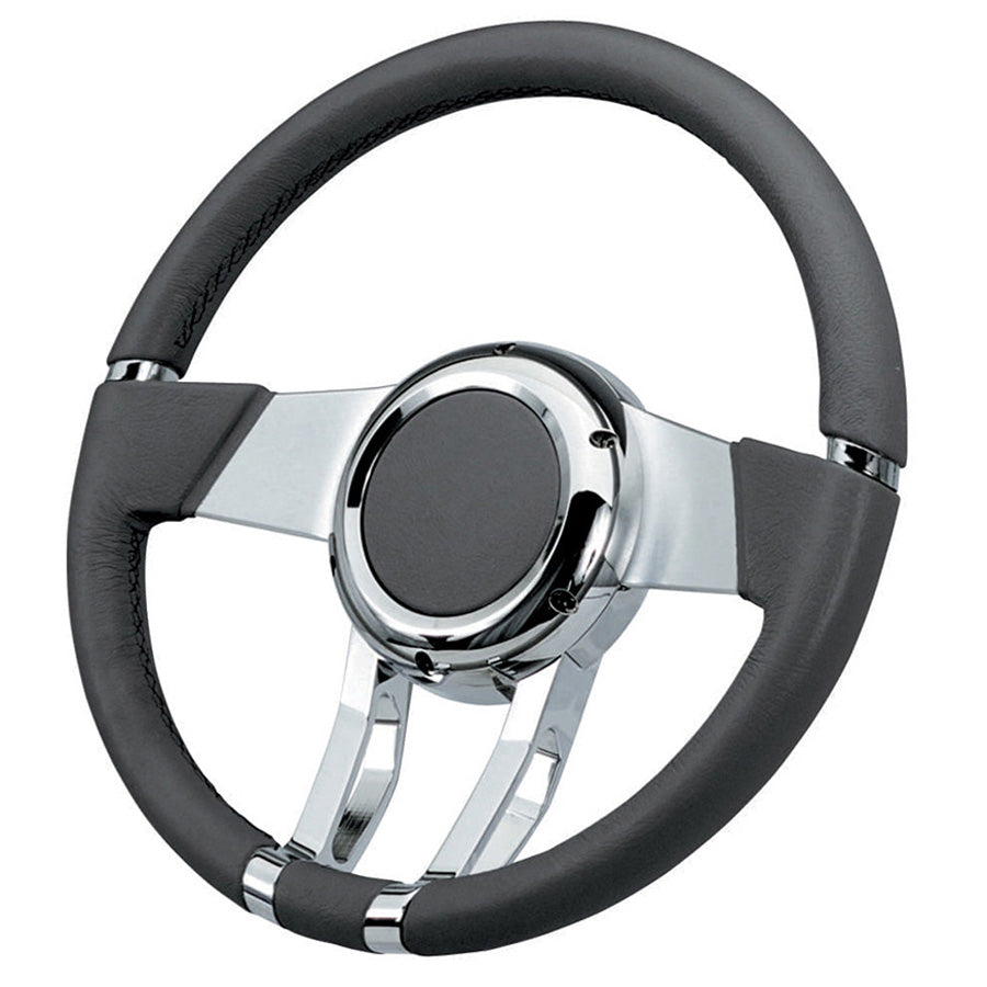 Waterfall Steering Wheel By Flaming River - Dark Grey