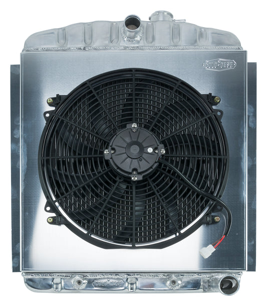 1947-1954 Chevy Truck Aluminum Radiator And 16 Fan Kit Cold Case Radiators FREE SHIPPING
