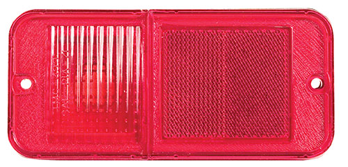 1968-1972 MARKER LIGHT RED REAR WITHOUT CHROME TRIM CHEVROLET TRUCK