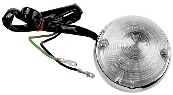 1955-1957 PARKING LIGHT ASSEMBLY CLEAR 12V CHEVROLET TRUCK