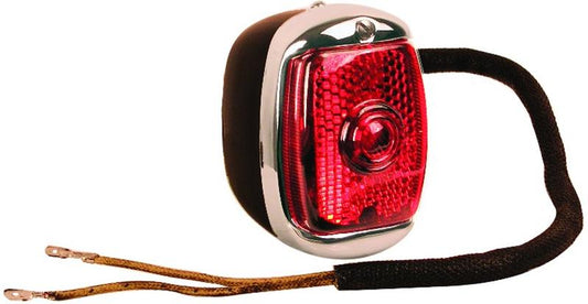 1940-1953 TAIL LIGHT ASSEMBLY BLACK WITH CHROME RH CHEVROLET GMC TRUCK