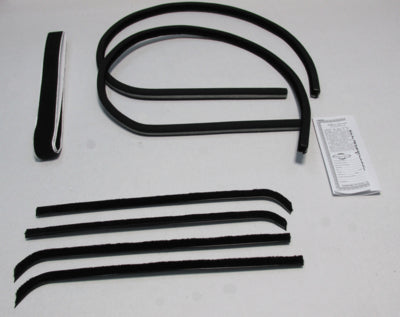 1960-1963 SUPERKIT AUTHENTIC FELTKIT DIVISION BARS AND UPPER CHANNELS 8 PIECES WITH METAL FRAME CHEVROLET GMC TRUCK
