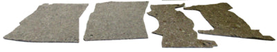 1960-1966 FELT MAT SET FOR FLOORS CHEVROLET GMC TRUCK