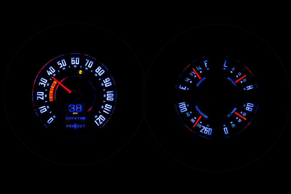 1947-53 Chevrolet or GMC Dakota Digital RTX Analog & Digital Instrument System (Gauges) RTX-47C-PU-X