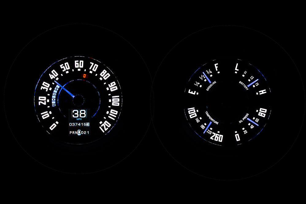 1947-53 Chevrolet or GMC Dakota Digital RTX Analog & Digital Instrument System (Gauges) RTX-47C-PU-X
