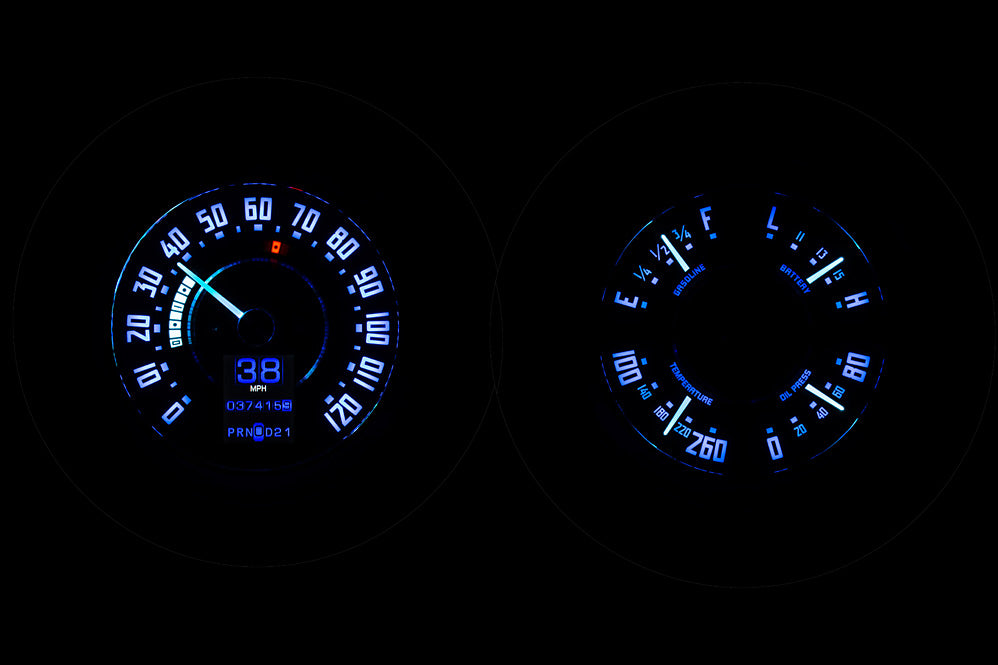 1947-53 Chevrolet or GMC Dakota Digital RTX Analog & Digital Instrument System (Gauges) RTX-47C-PU-X