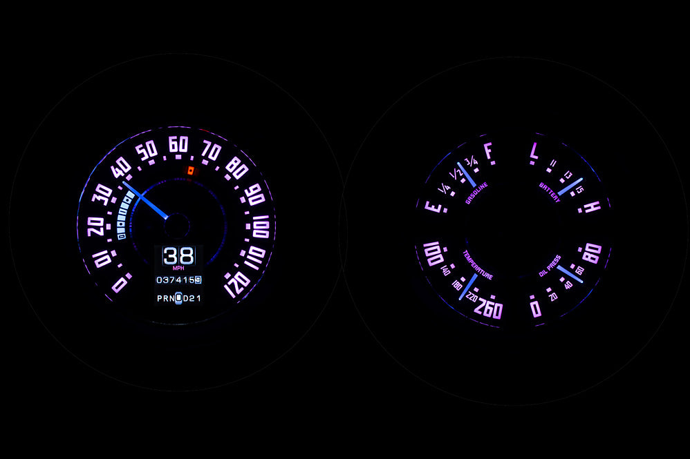 1947-53 Chevrolet or GMC Dakota Digital RTX Analog & Digital Instrument System (Gauges) RTX-47C-PU-X