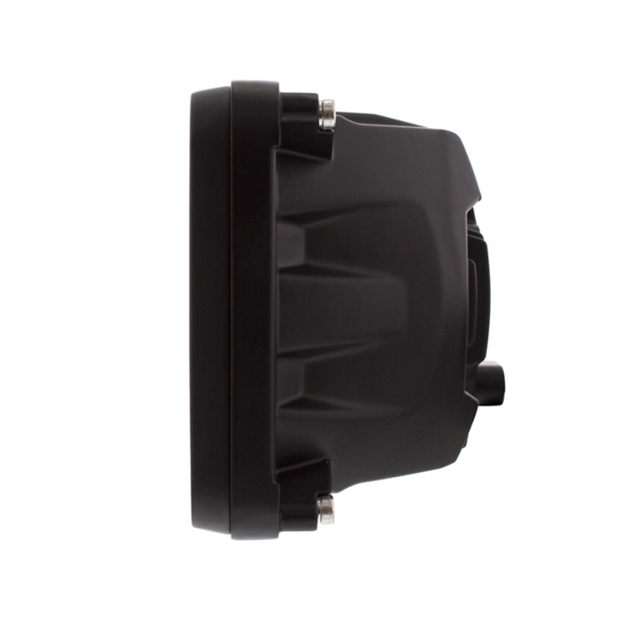 ULTRALIT - Heated 4" X 6" LED Headlight With Glass Lens & Aluminum Housing - High Beam - Black