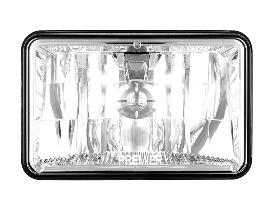 ULTRALIT - Single High Power CREE LED 4" X 6" Headlight - Low Beam