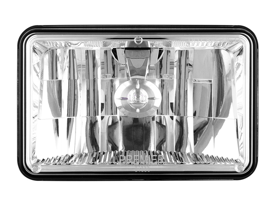 ULTRALIT - Single High Power CREE LED 4" X 6" Headlight - Low Beam