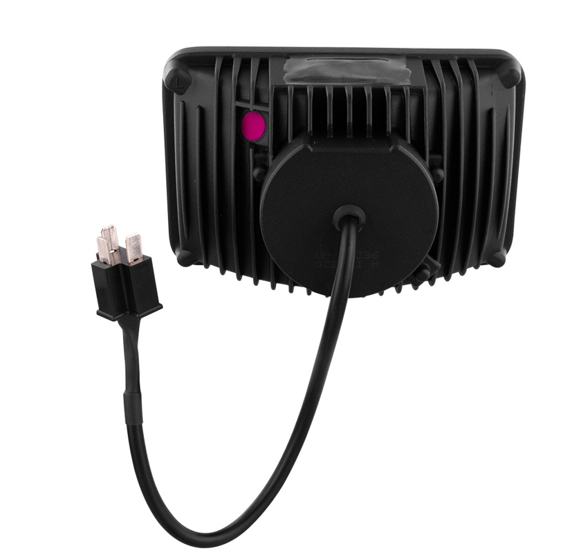 ULTRALIT - Single High Power CREE LED 4" X 6" Headlight - Low Beam