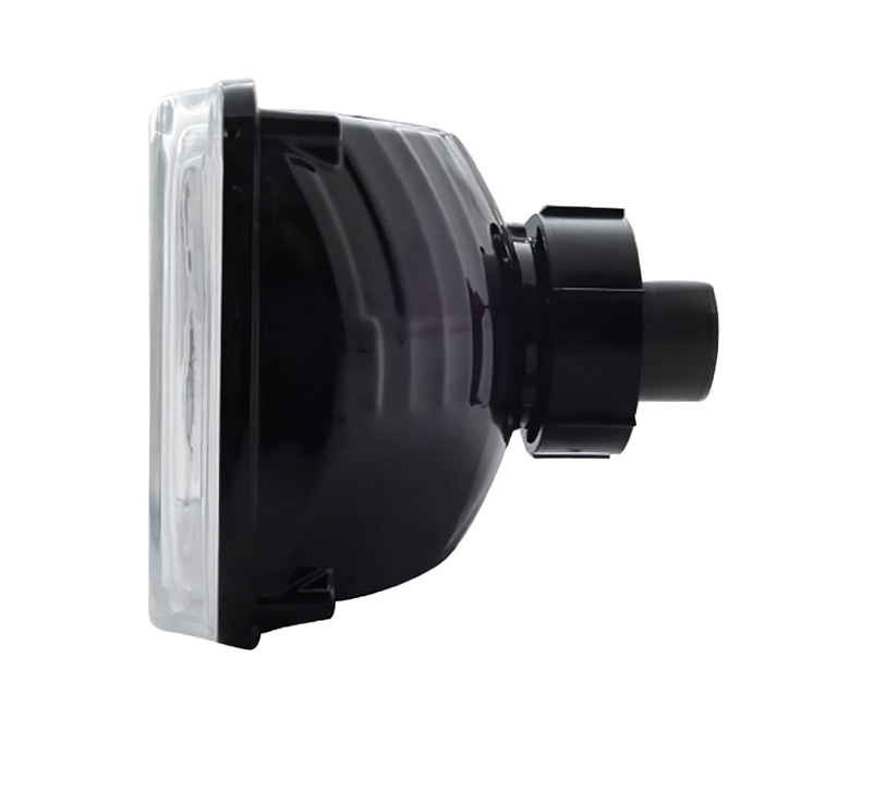 4" X 6" Crystal Rectangular Headlight, Glass Lens - High & Low Beam
