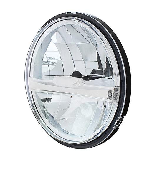 UNIVERSAL ULTRALIT - 8 High Power LED 5-3/4" Headlight - Silver