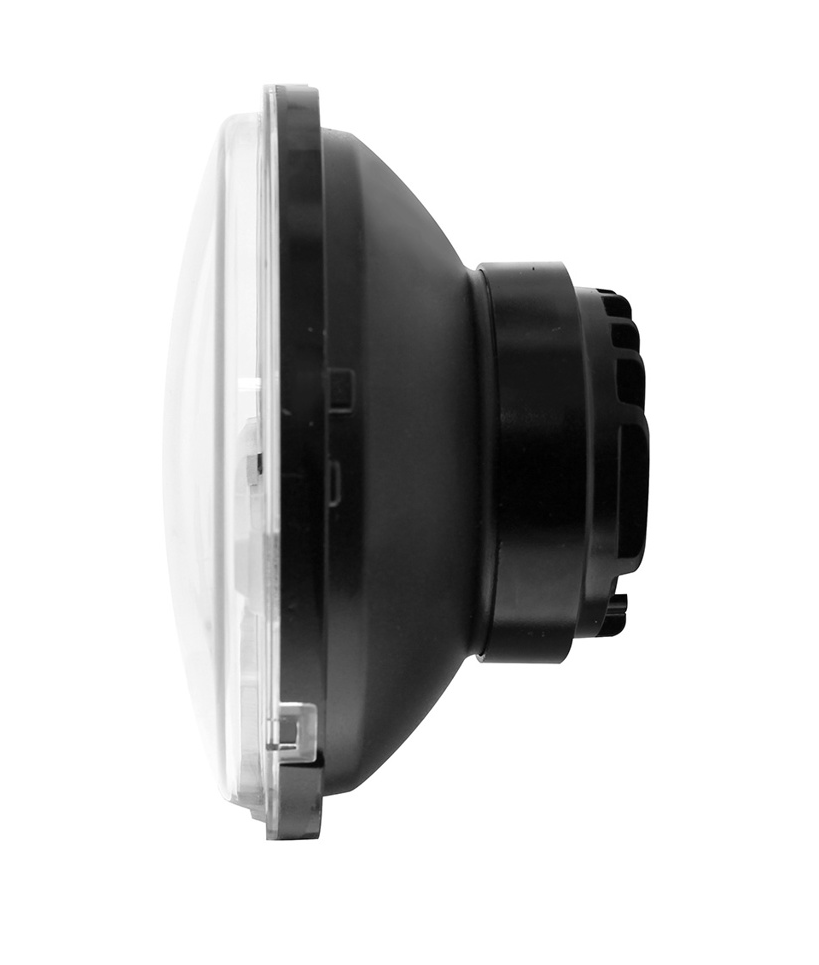 UNIVERSAL ULTRALIT - 8 High Power LED 5-3/4" Headlight - Silver