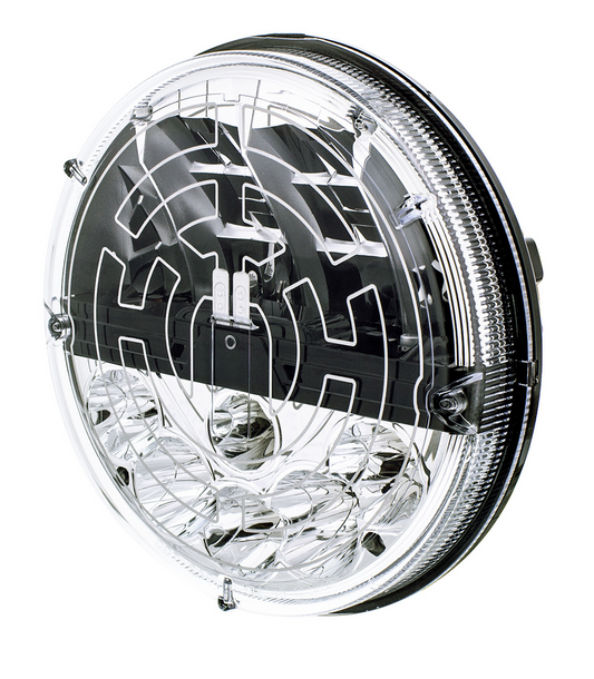 ULTRALIT - Heated 7" LED Headlight With Polycarbonate Lens & Housing