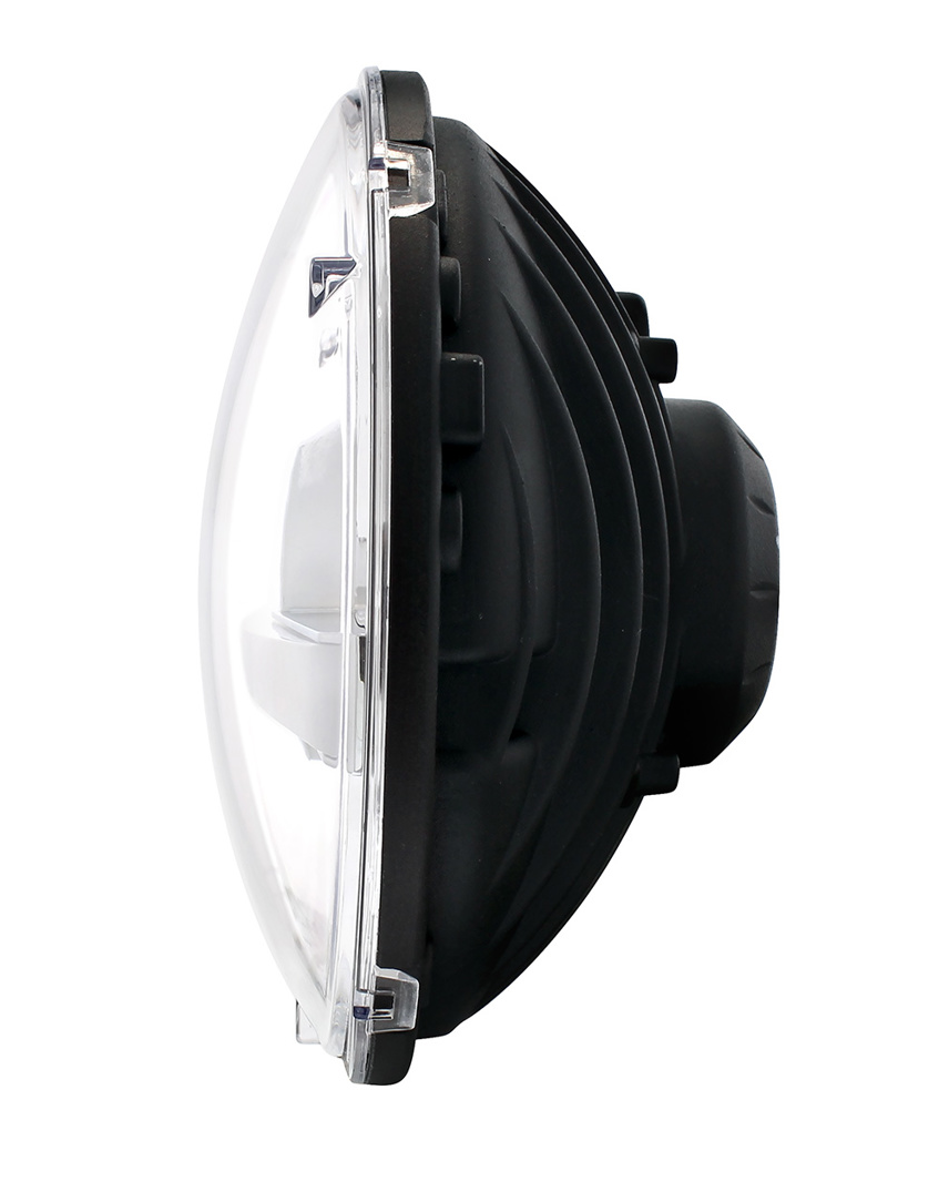UNIVERSAL ULTRALIT - High Power LED 7" Headlight With Turn Signal & White Position Light Bar