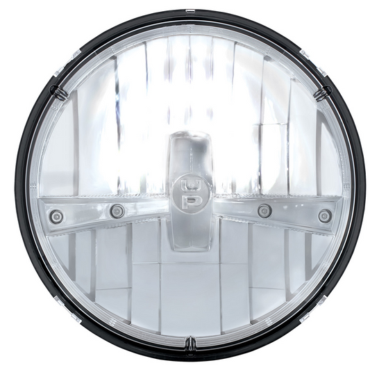 UNIVERSAL ULTRALIT - 5 High Power LED 7" Dual Function Headlight - Chrome