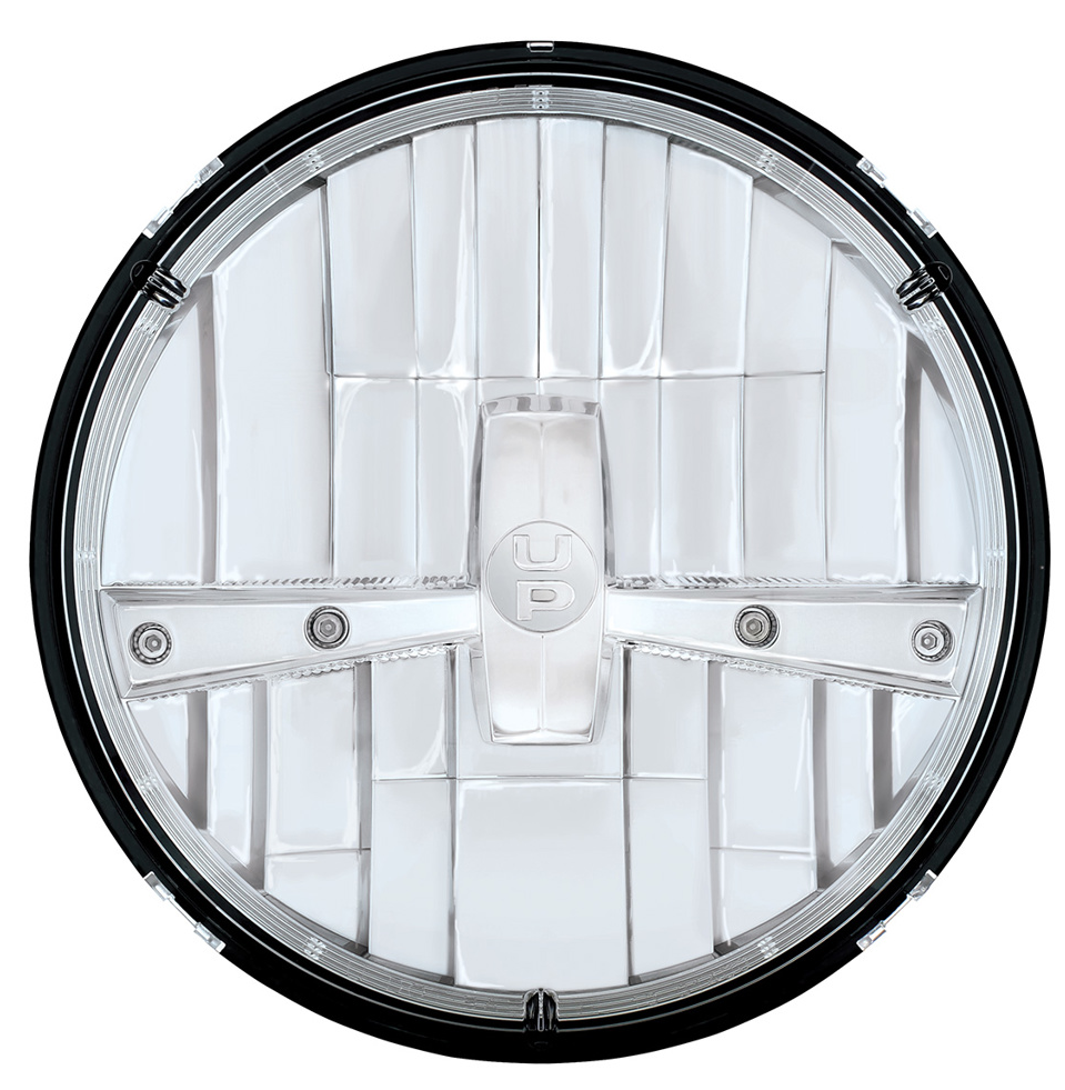 UNIVERSAL ULTRALIT - 5 High Power LED 7" Dual Function Headlight - Chrome