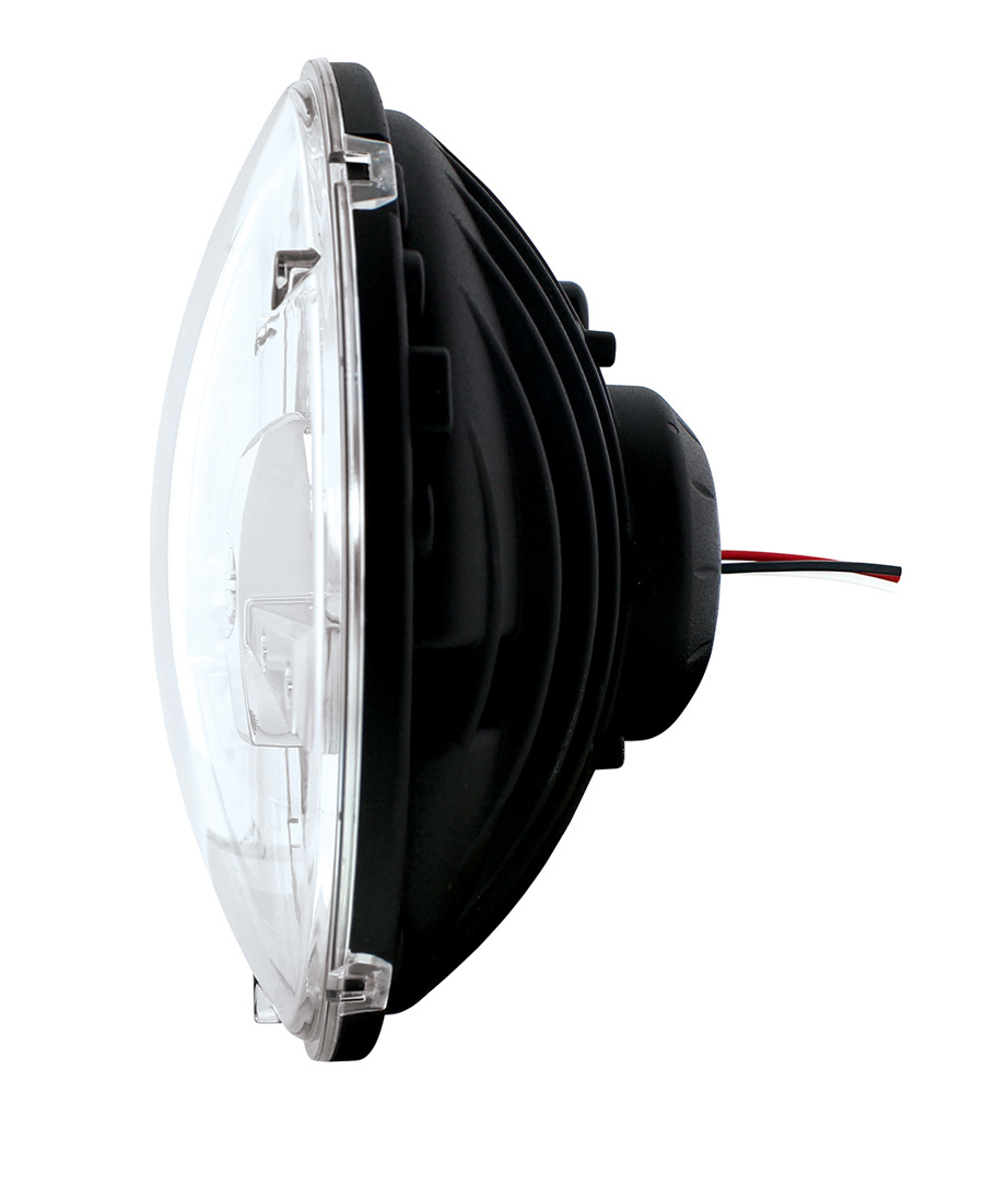 UNIVERSAL ULTRALIT - 5 High Power LED 7" Dual Function Headlight - Chrome