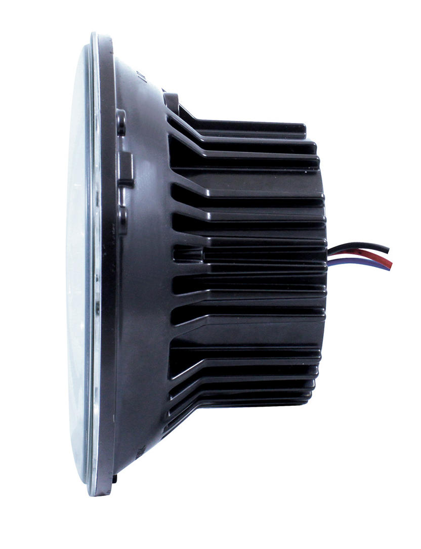 UNIVERSAL ULTRALIT - 11 High Power LED 7" Crystal Headlight - Chrome